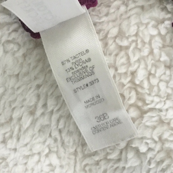 Vintage 90s Y2K Victoria's Secret Iridescent Maroon/Dark Magenta Demi Bra Sz 36B - Picture 9 of 12